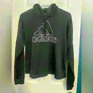 Black Adidas Hoodie Kids Large